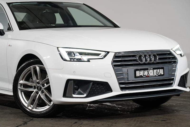 2019 Audi A4 8W MY19 35 TFSI S Tronic Sport White 7 Speed Auto Dual Clutch Sedan62933713859586111