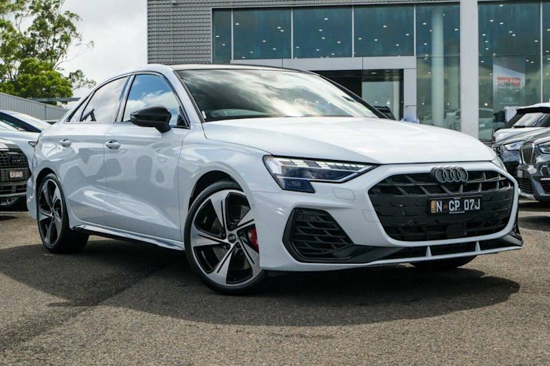 2025 Audi S3 8Y GY MY25 S Tronic Quattro White 7 Speed Sports Automatic Dual Clutch Sedan62932713942146110