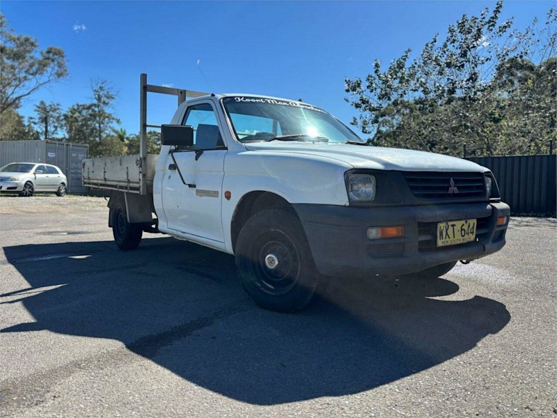 1999 Mitsubishi Triton MK GLX White 5 Speed Manual Cab Chassis628827723178261114