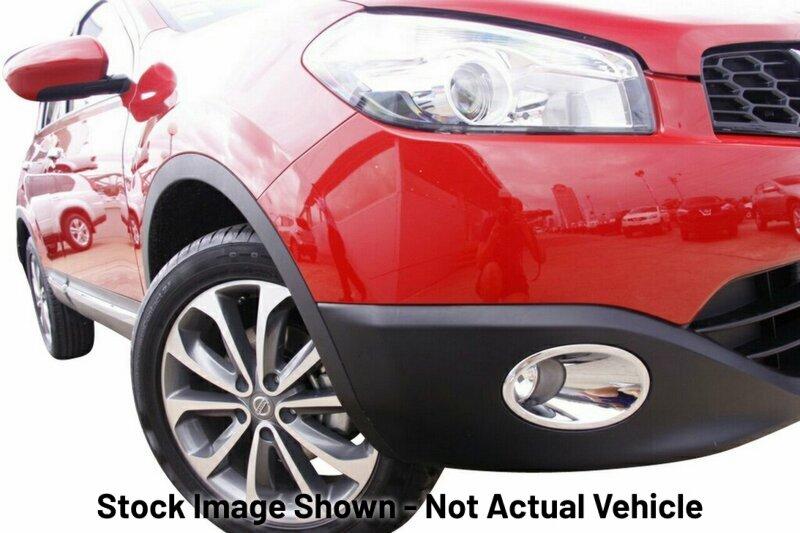 2012 Nissan Dualis J10 Series II MY2010 Ti Hatch X-tronic 2WD Red 6 Speed Constant Variable62935690091393111
