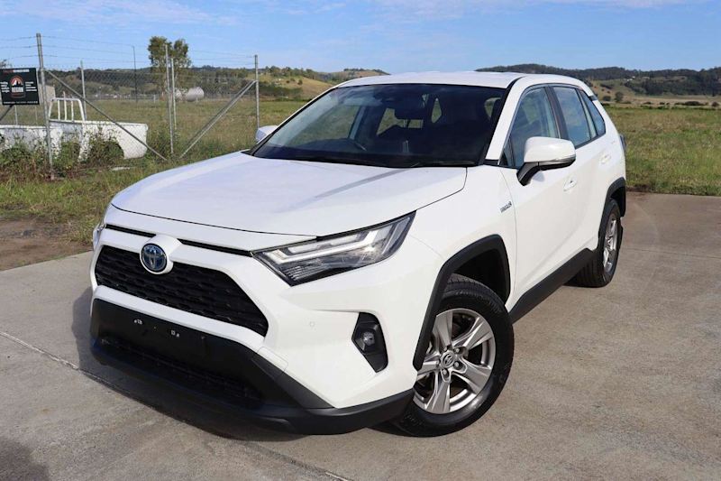 2023 Toyota RAV4 Axah54R GX Glacier White Automatic Selespeed Wagon62937623478146112