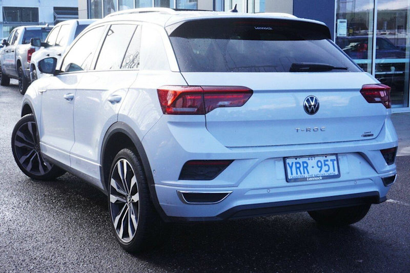 2021 Volkswagen T-ROC A11 MY21 140TSI DSG 4MOTION Sport White Silver 7 Speed62935682932097113