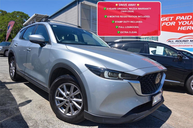 2022 Mazda CX-5 CX5M Maxx Sport (FWD) Silver, Chrome 6 Speed Automatic Wagon62882737029379110