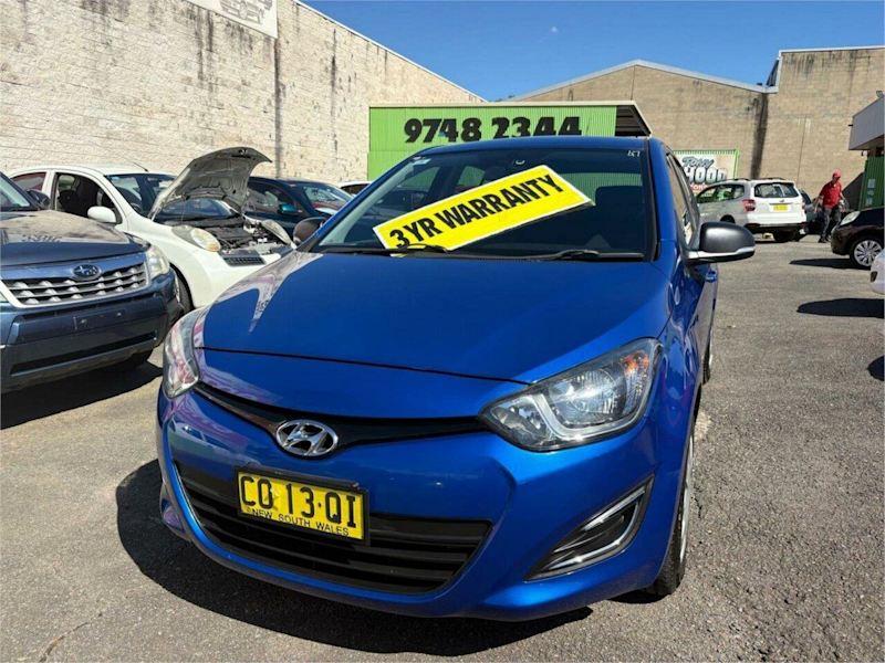 2014 Hyundai i20 PB MY15 Active Blue 4 Speed Automatic Hatchback62936661795073113