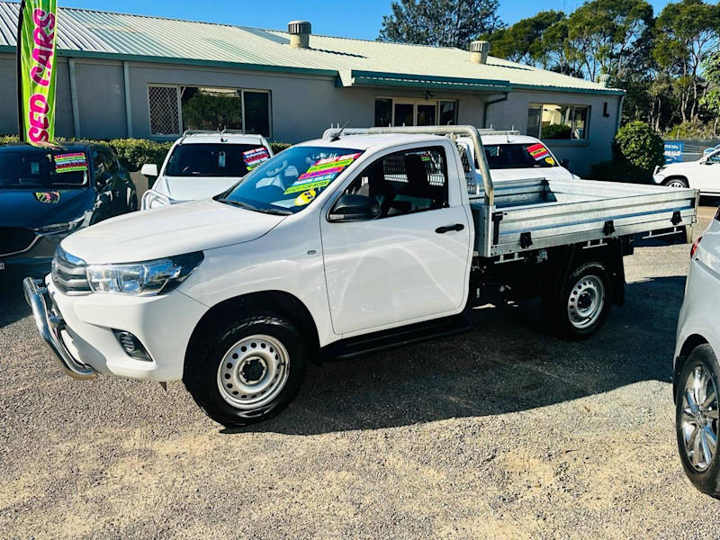 2017 Toyota Hilux GUN126R SR White 6 Speed Sports Automatic Cab Chassis62934701895297114