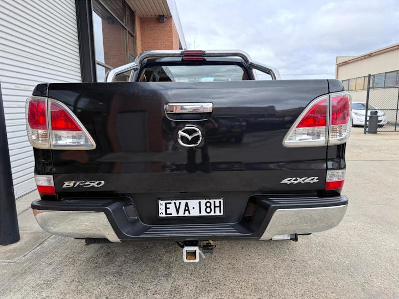 2012 Mazda BT-50 XTR (4x4) Black 6 Speed Manual Freestyle Utility62935683684994113