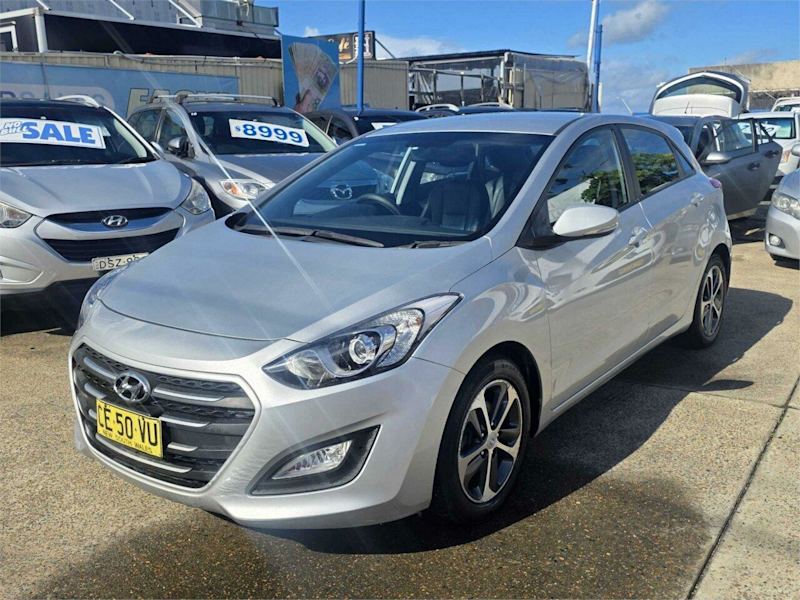 2015 Hyundai i30 GD3 Series 2 Active X Silver, Chrome 6 Speed Automatic Hatchback62886406353794112