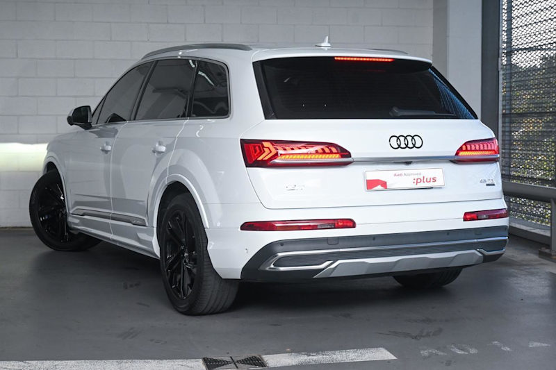 2019 Audi Q7 4M MY20 45 TDI Tiptronic Quattro White 8 Speed Sports Automatic Wagon62935692787713111