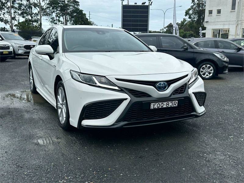 2021 Toyota Camry Axvh70R Ascent Sport Hybrid White Continuous Variable Sedan62938583569666111