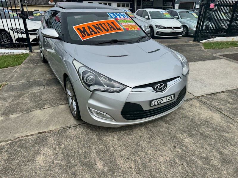 2012 Hyundai Veloster FS + Silver, Chrome 6 Speed Manual Coupe62934699279363113