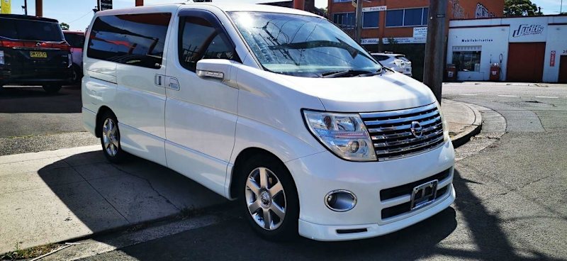2007 Nissan Elgrand E51 Highway Star White 5 Speed Automatic Wagon62882766752258110