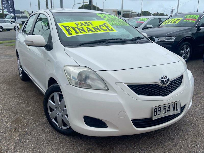 2009 Toyota Yaris NCP93R 08 Upgrade YRS White 4 Speed Automatic Sedan62882734814723111