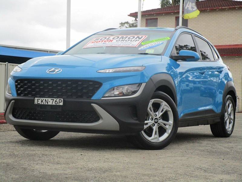 2021 Hyundai Kona OS.V4 MY22 Active (FWD) Dive In Jeju Blue Continuous Variable Wagon62934699940993110