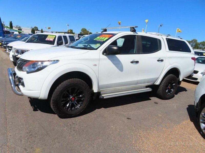 2018 Mitsubishi Triton MQ MY18 GLX+ Double Cab White 5 Speed Sports Automatic Utility62935689635841113
