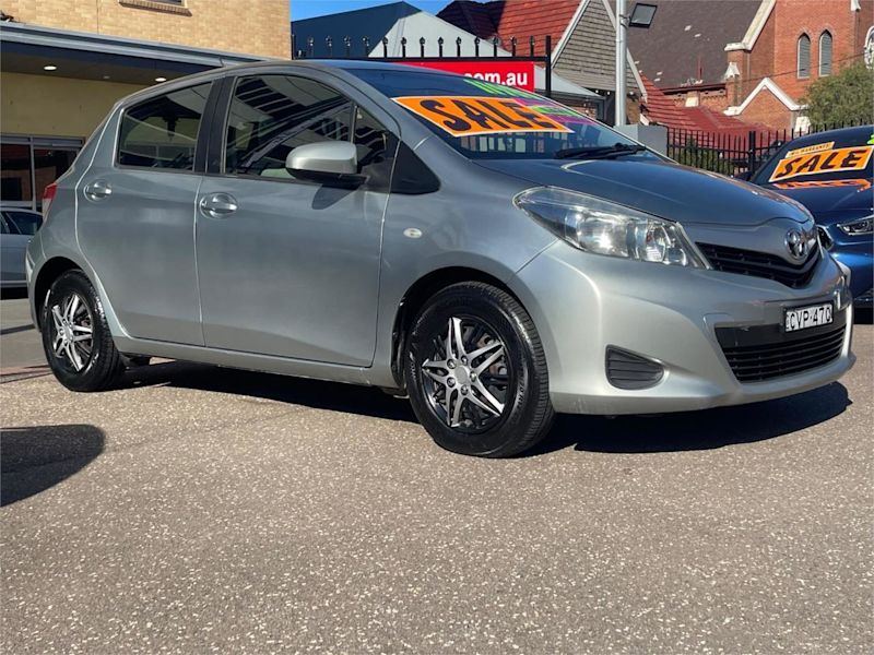 2012 Toyota Yaris NCP130R YR Silver 4 Speed Automatic Hatchback62935687447554112