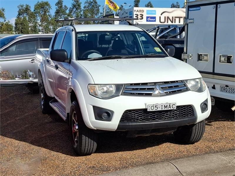 2015 Mitsubishi Triton MN MY15 GLX White 4 Speed Automatic Double Cab Utility628827697812501115