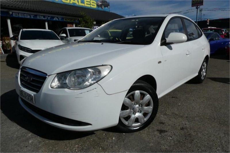 2008 Hyundai Elantra HD SX White 4 Speed Automatic Sedan62934699039747111