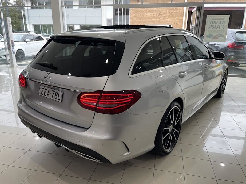 2019 Mercedes-Benz C200 205 MY19 EQ (Hybrid) Silver, Chrome 9 Speed Automatic G-Tronic Estate62937625770498114