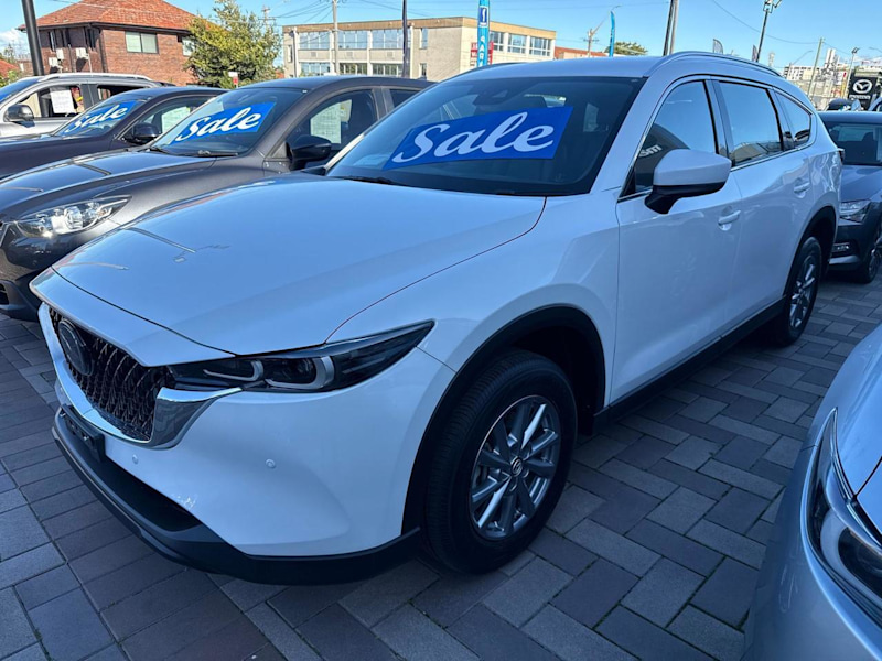 2023 Mazda CX-8 KG2WLA G25 SKYACTIV-Drive FWD Touring White 6 Speed Sports Automatic Wagon62882735783939110
