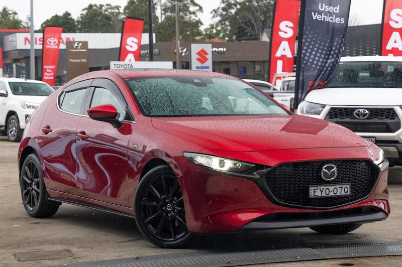 2023 Mazda 3 BP2HHA X20 SKYACTIV-Drive Astina Red 6 Speed Sports Automatic Hatchback62934703512961110