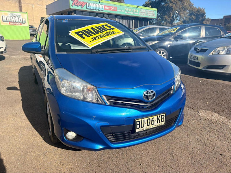 2013 Toyota Yaris NCP131R YRX Blue 4 Speed Automatic Hatchback62934698921473111