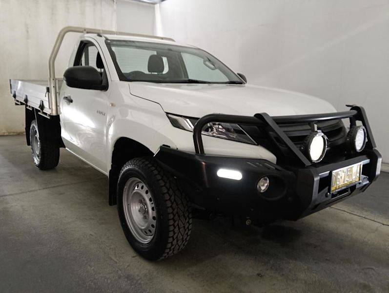 2021 Mitsubishi Triton MR MY22 GLX White 6 Speed Manual Cab Chassis62934706832515110