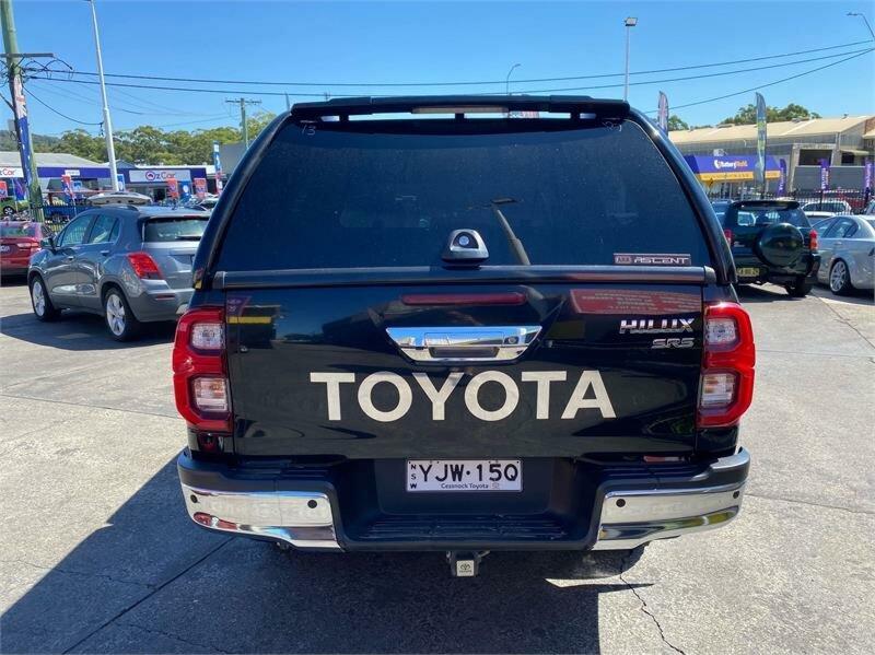 2021 Toyota Hilux GUN126R Facelift SR5 (4x4) Black 6 Speed Automatic Double Cab Pick Up62938583858433113