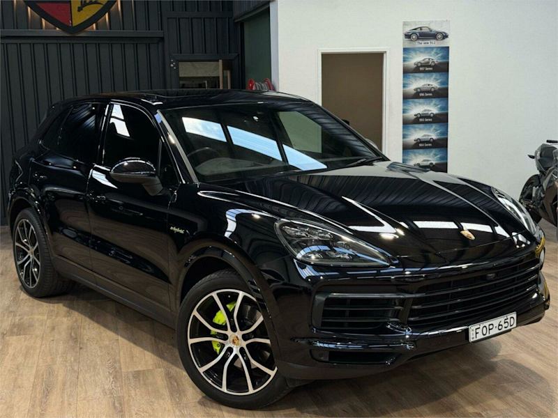 2019 Porsche Cayenne 9YA MY19 E-Hybrid Tiptronic Jet Black 8 Speed Sports Automatic Wagon Hybrid629356814945291117
