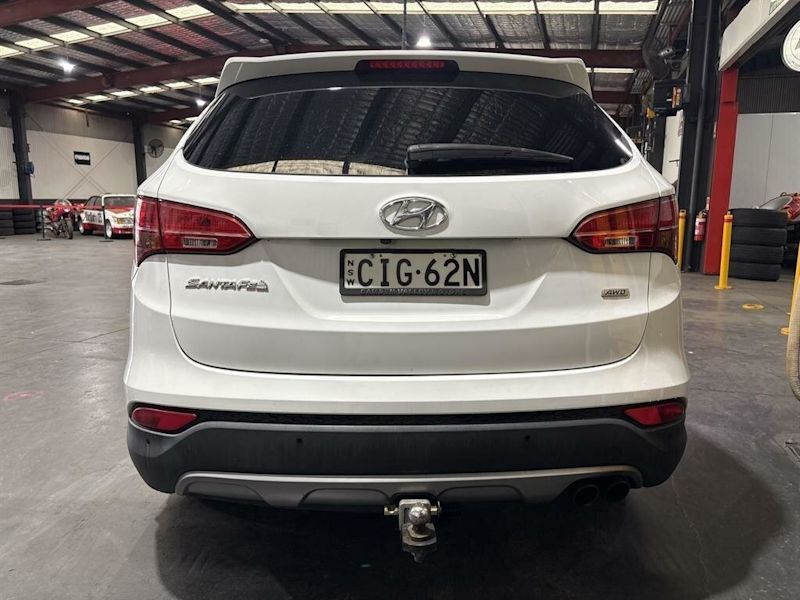 2012 Hyundai Santa Fe DM Elite CRDi (4x4) White 6 Speed Automatic Wagon62934706451713113