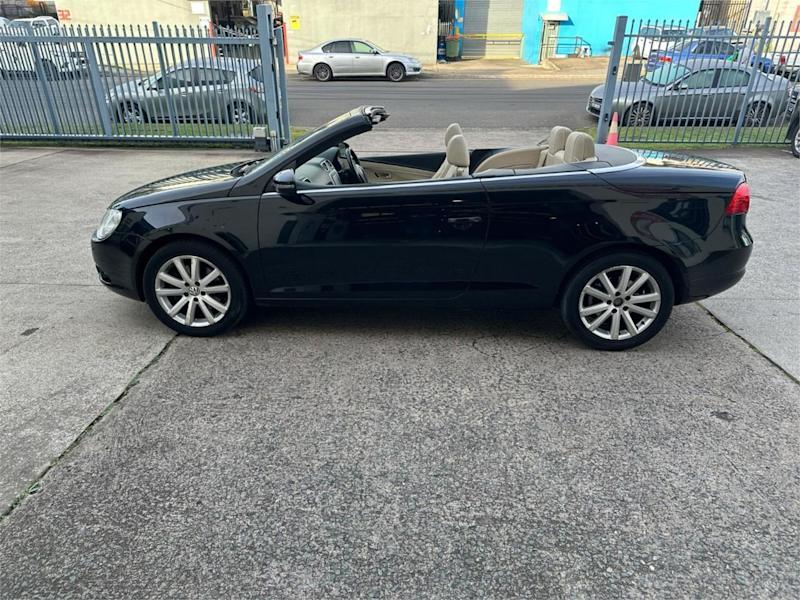 2009 Volkswagen EOS 1F MY09 147TSI DSG Black 6 Speed Sports Automatic Dual Clutch Convertible62882731056513113