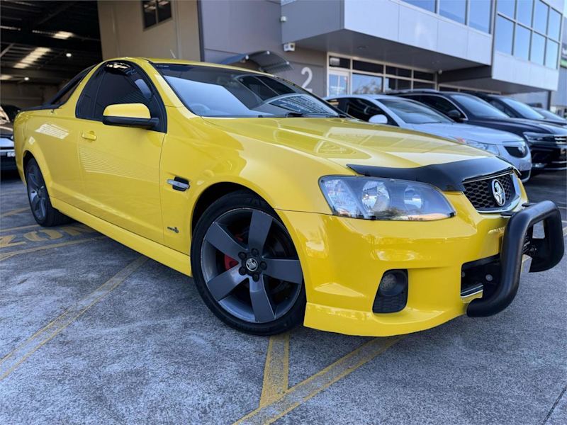 2012 Holden Commodore VE II MY12 SV6 Yellow 6 Speed Automatic Utility62882736055425110