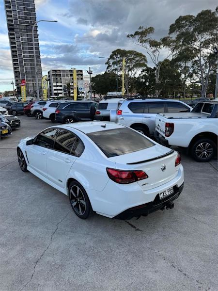 2016 Holden Commodore Vfii MY16 SV6 Black Edition White 6 Speed Automatic Sedan62936663592961112