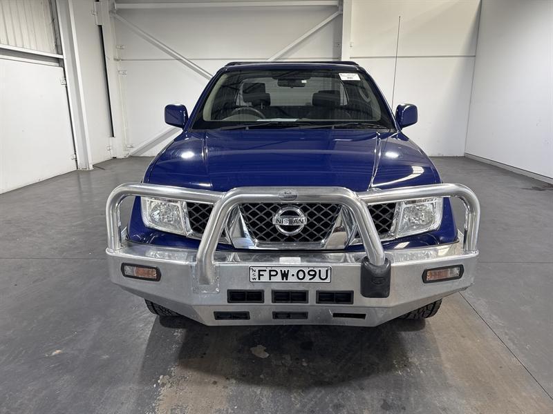 2008 Nissan Navara D40 ST-X (4x4) Blue 5 Speed Automatic King Cab Chassis62932714262401111
