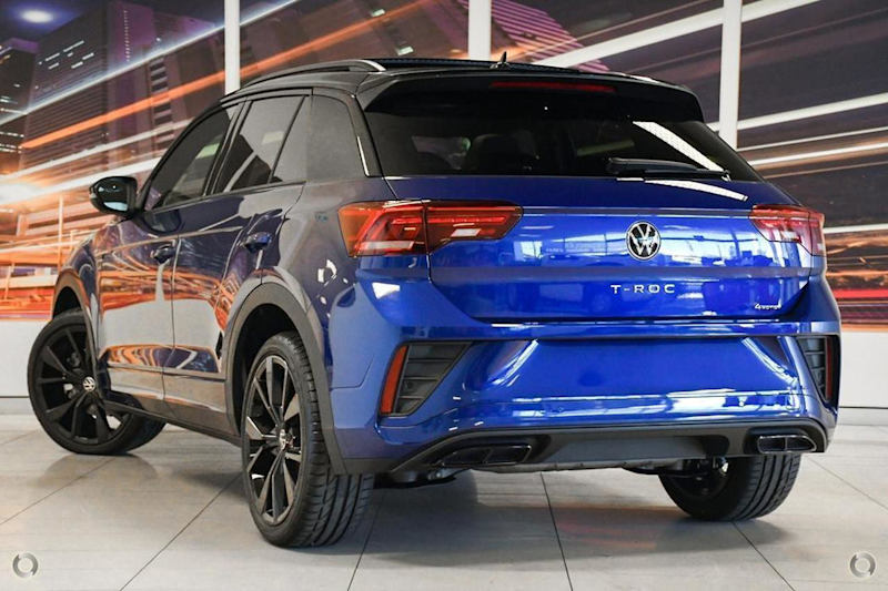 2024 Volkswagen T-ROC D11 MY25 140TSI DSG 4MOTION R-Line Blue 7 Speed Sports Automatic Dual Clutch62934703163779114
