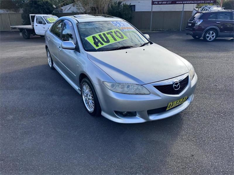 2004 Mazda 6 GG Luxury Sports Silver, Chrome 4 Speed Auto Activematic Hatchback62935690656642112