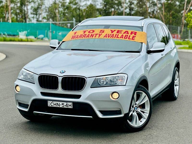 2012 BMW X3 F25 xDrive20d Silver, Chrome 8 Speed Automatic Wagon62882773482754111
