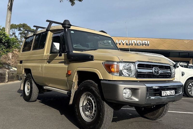 2023 Toyota Landcruiser VDJ78R GXL Troopcarrier Sandy Taupe 5 Speed Manual Wagon62935686520707110