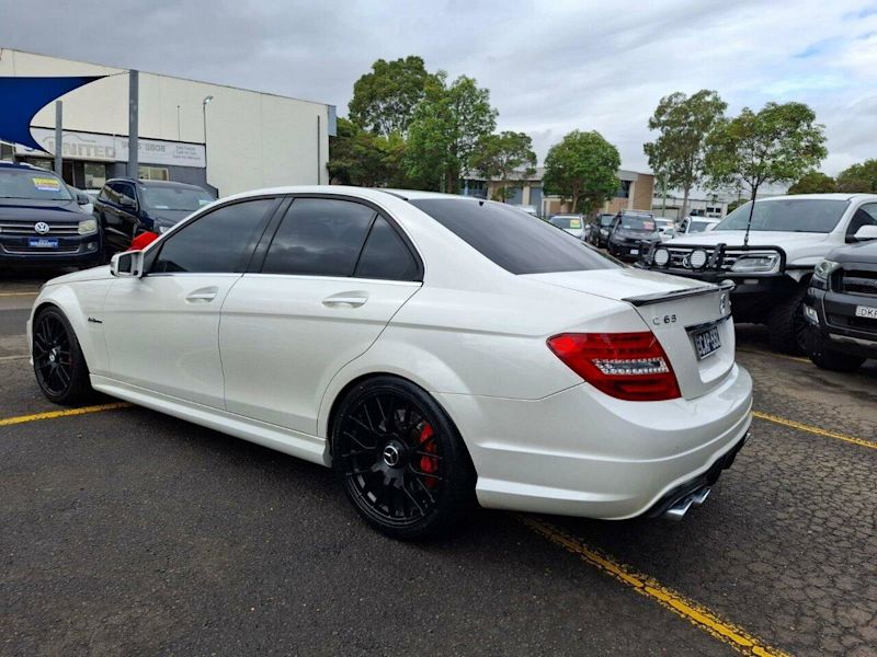 2012 Mercedes-Benz C-Class W204 MY12 C63 AMG SPEEDSHIFT MCT White 7 Speed Sports Automatic Sedan62933713824385114