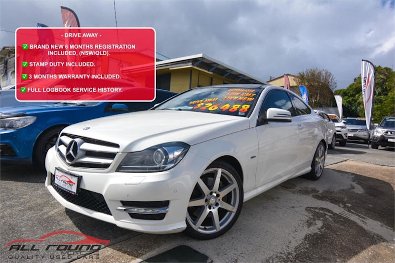 2012 Mercedes-Benz C350 W204 MY12 BE White 7 Speed Automatic G-Tronic Coupe62882738635267111