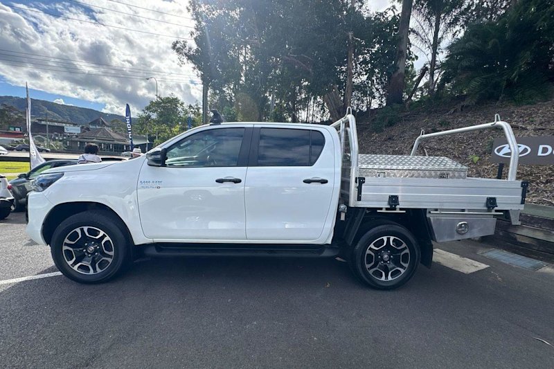2024 Toyota Hilux GUN126R SR5 Double Cab 48V Glacier White 6 Speed Sports Automatic Cab Chassis62936660275457114