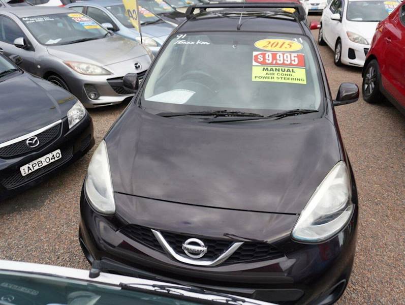2015 Nissan Micra K13 Series 4 MY15 ST Purple 5 Speed Manual Hatchback62933711319811111