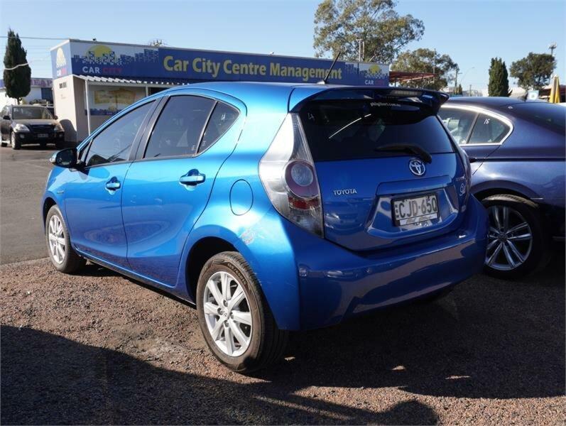 2012 Toyota Prius c NHP10R I-Tech Hybrid Blue Continuous Variable Hatchback62882773409283113