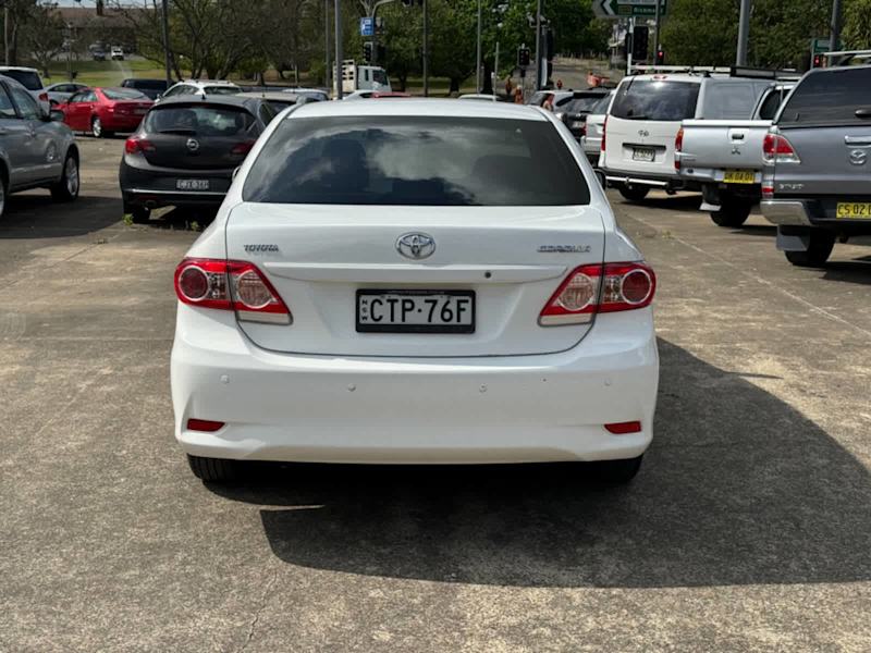 2011 TOYOTA COROLLA ASCENT62935691856130114