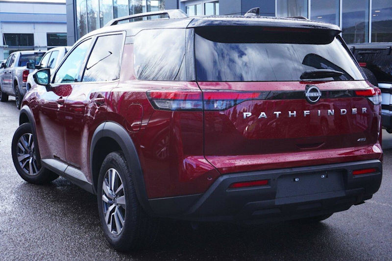 2024 Nissan Pathfinder R53 MY24 Ti 4WD Red 9 Speed Sports Automatic Wagon62935687582593113