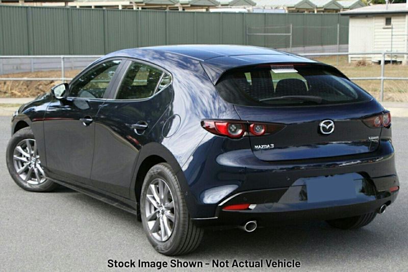 2025 Mazda 3 BP2H7A G20 SKYACTIV-Drive Pure Deep Crystal Blue 6 Speed Sports Automatic Hatchback62882729106819112