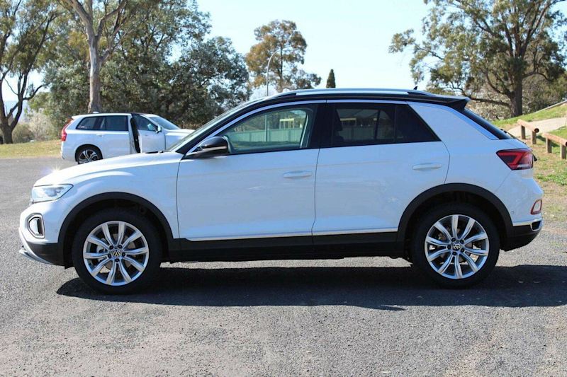 2025 Volkswagen T-ROC D11 MY25 110TSI Style Pure White 8 Speed Sports Automatic Wagon62936656736002114