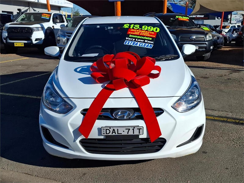 2013 Hyundai Accent RB2 Active White 4 Speed Sports Automatic Sedan62934706852097111