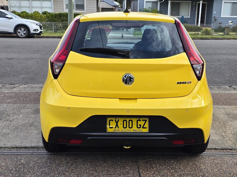 2020 MG MG3 Auto MY20 Core Yellow 4 Speed Automatic Hatchback62882725618306114