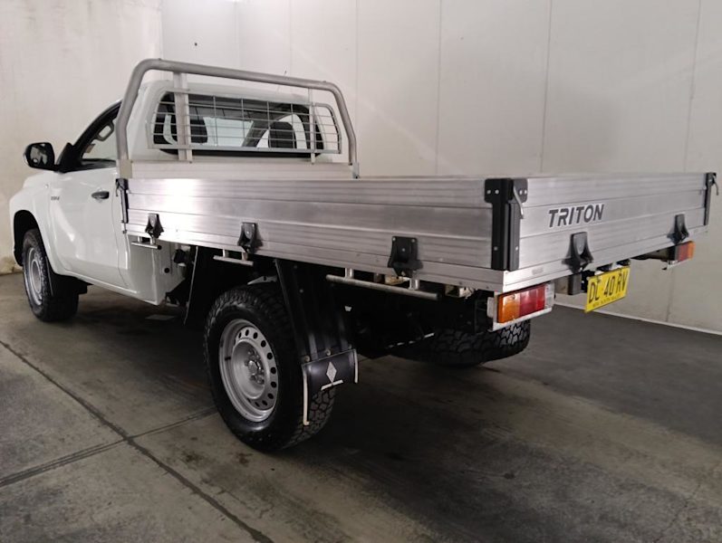 2021 Mitsubishi Triton MR MY22 GLX White 6 Speed Manual Cab Chassis62934704406147113