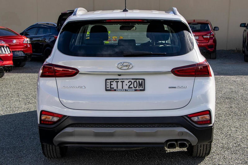 2018 Hyundai Santa Fe TM MY19 Active White 8 Speed Sports Automatic Wagon62885350137089112